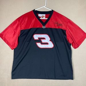 Winners Circle Jersey Mens Extra Large Black Red Dale‎ Ernhardt 3 Nascar Adult